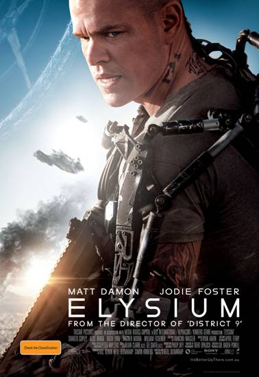Elysium_Launch_A4 Poster, Courtesy Sony Pictures releasing (Australia)