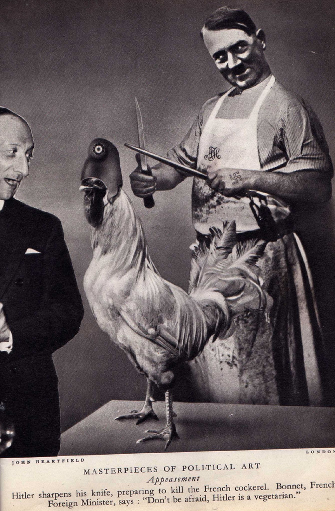  License Hitler about to eat the French Cockerel.    Attribution Some rights reserved by Smabs Sputze