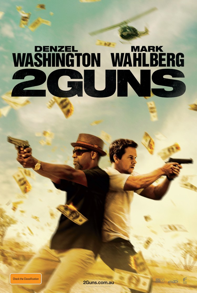2Guns_Launch_A4poster_AUS. Image courtesy, Sony Pictures Releasing (Australia)