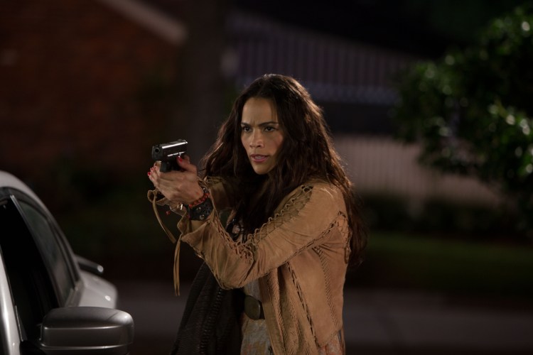 Paula Patton in Columbia Pictures' "2 GUNS," starring Denzel Washington and Mark Wahlberg. Courtesy Sony Pictures Releasing (Australia)