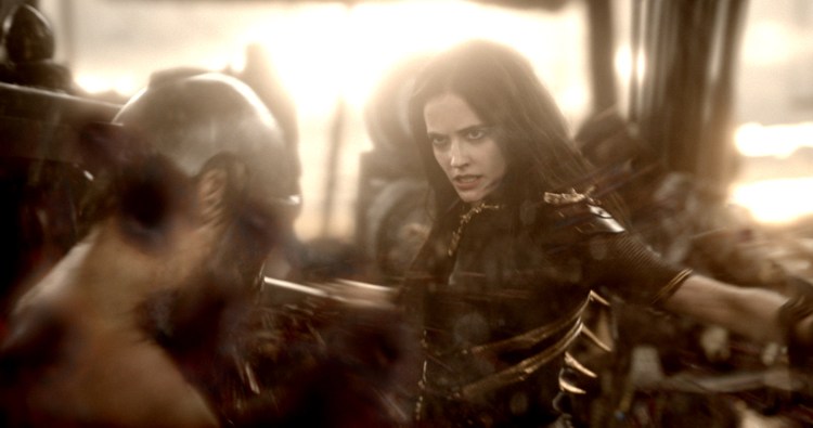 300ROAE-FP-0009 Film Name: 300: RISE OF AN EMPIRE Copyright: ¬© 2014 WARNER BROS. ENTERTAINMENT INC. AND LEGENDARY PICTURES FUNDING, LLC. Photo Credit: Courtesy of Warner Bros. Pictures Caption: EVA GREEN as Artemisia in Warner Bros. Pictures' and Legendary Pictures' action adventure "300: RISE OF AN EMPIRE," a Warner Bros. Pictures release.