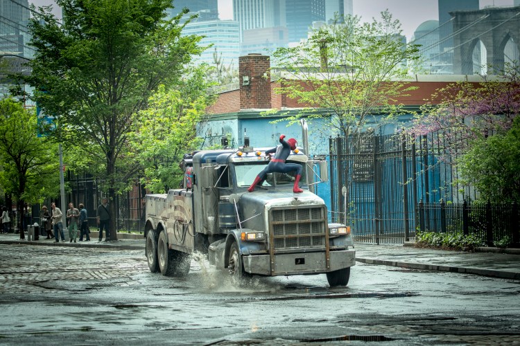 Andrew Garfield stars as Spider-Man in Columbia Pictures'