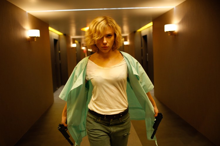 Writer/director Luc Besson directs SCARLETT JOHANSSON in Lucy, an action-thriller that examines the possibility of what one human could truly do if she unlocked 100 percent of her brain capacity and accessed the furthest reaches of her mind.  Credit: Jessica Forde